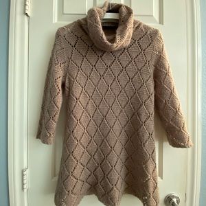 Old Navy Tan Tunic Sweater
